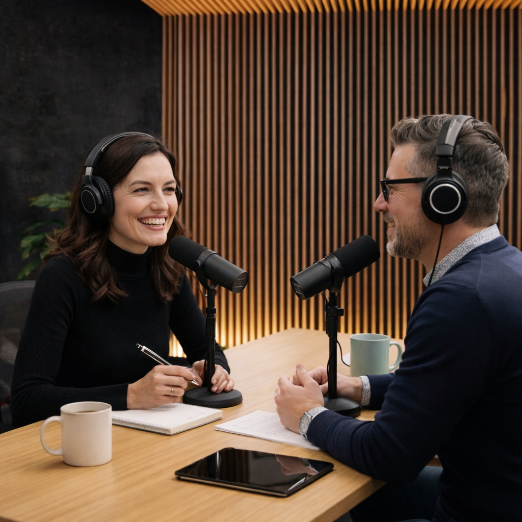 Senior Living Boardroom podcast hosts